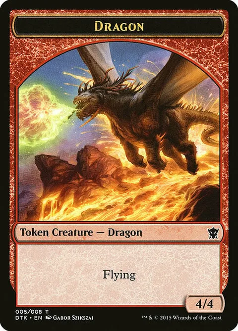 Dragon Token (Red 4/4)