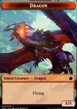 Dragon Token (R 5/5) // Dinosaur Token (G 3/3)