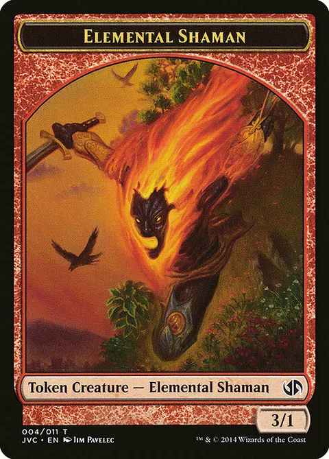 Elemental Shaman Token (Red 3/1)