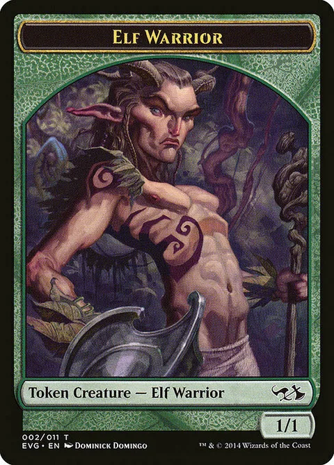 Elf Warrior Token (Green 1/1)