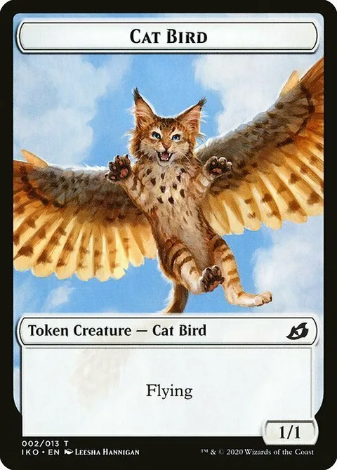 Cat Bird Token (White 1/1)