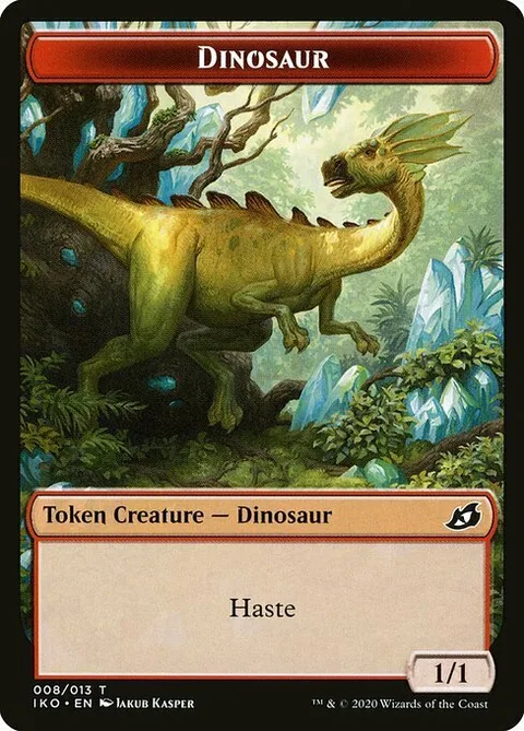 Dinosaur Token (Red 1/1)