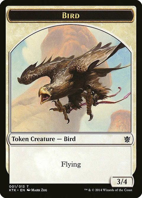 Bird Token (White 3/4)