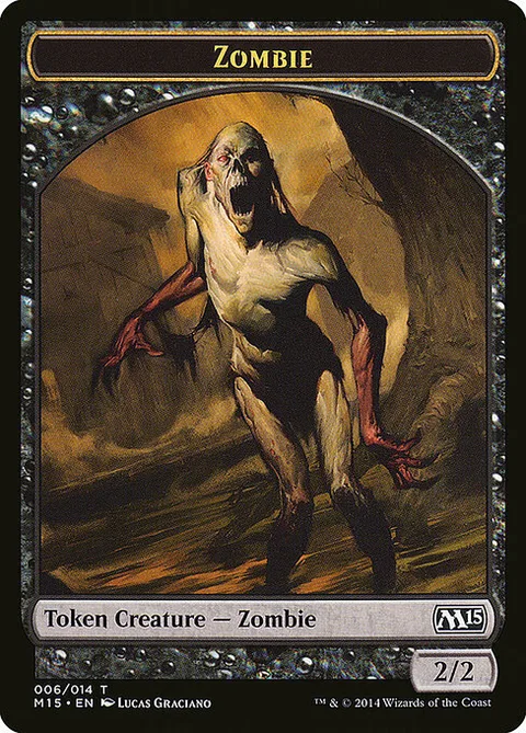 Zombie Token (Black 2/2)