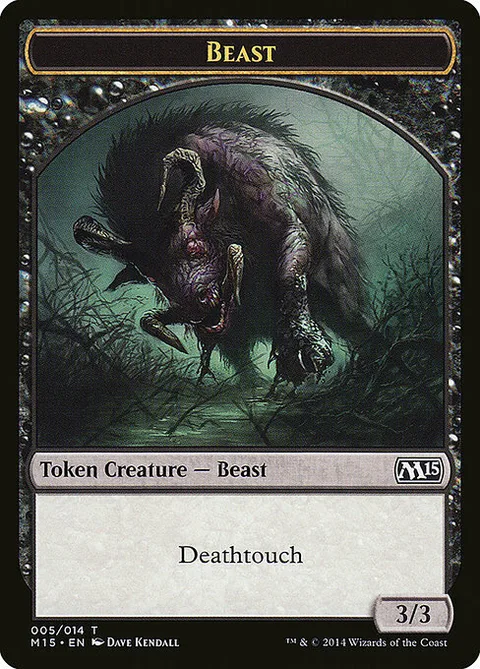 Beast Token (Black 3/3)
