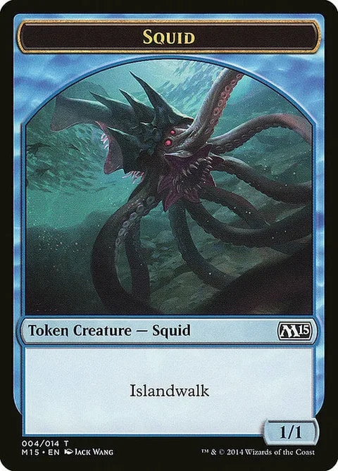 Squid Token (Blue 1/1)