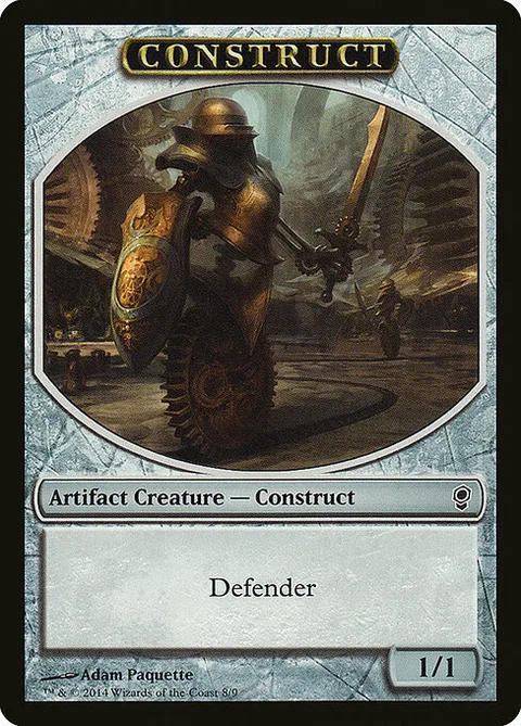 Construct Token (Artifact 1/1 Defender)