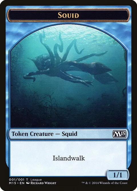 Squid Token (Blue 1/1)