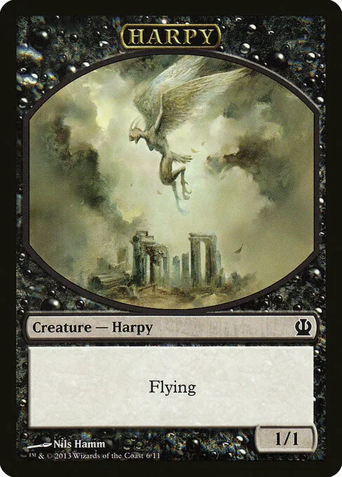 Harpy Token (Black 1/1)
