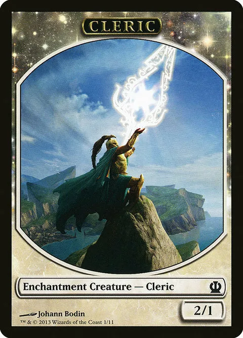 Cleric Token (White 2/1)