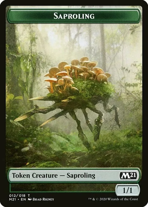 Saproling Token (Green 1/1)