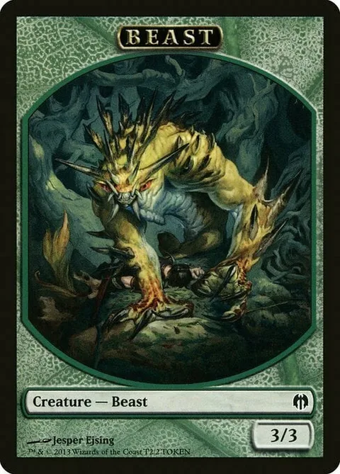 Beast Token (Green 3/3)