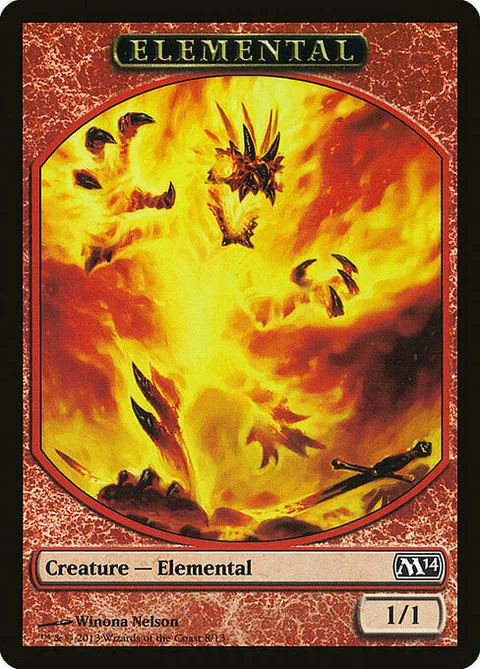 Elemental Token (Red 1/1)