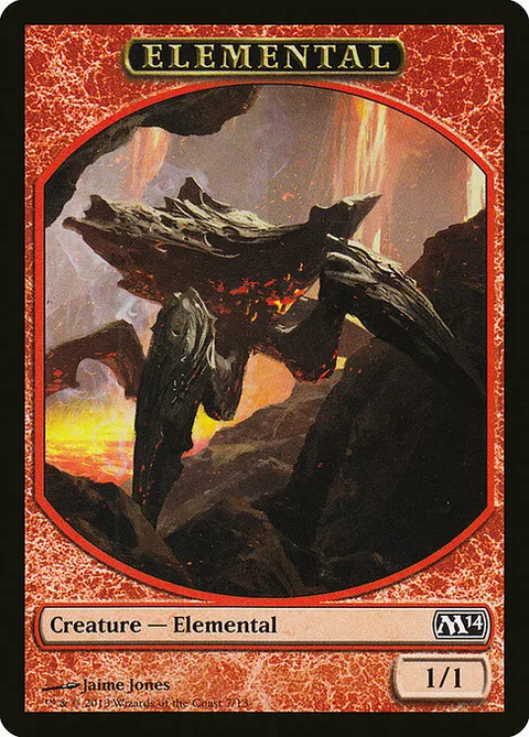 Elemental Token (Red 1/1)