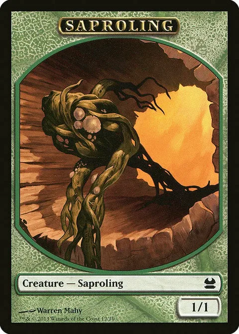 Saproling Token (Green 1/1)