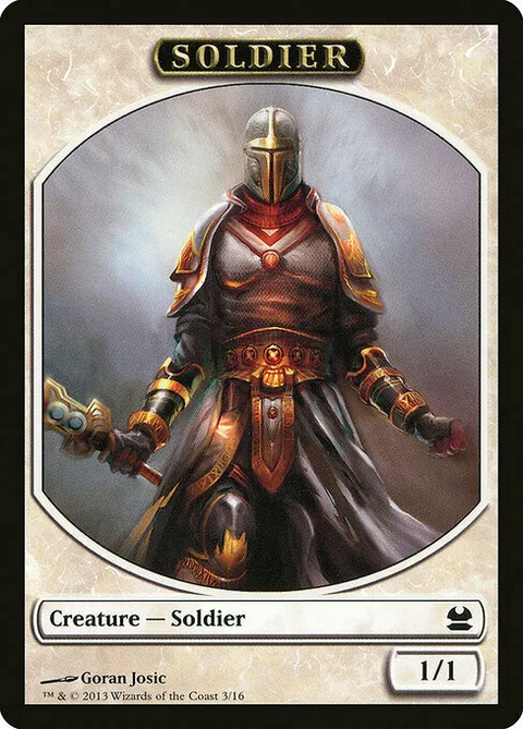 Soldier Token (White 1/1)
