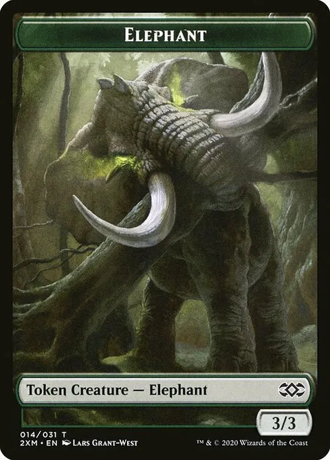 Elephant Token (Green 3/3)