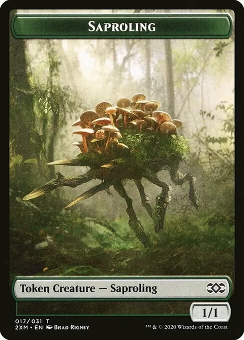 Saproling Token (Green 1/1)