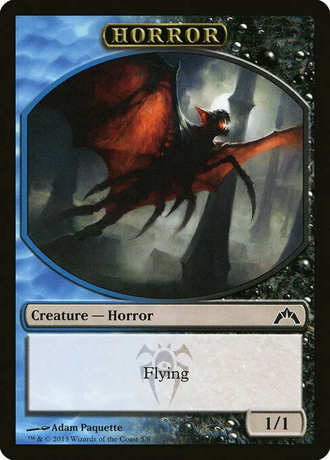 Horror Token (Blue and Black 1/1)
