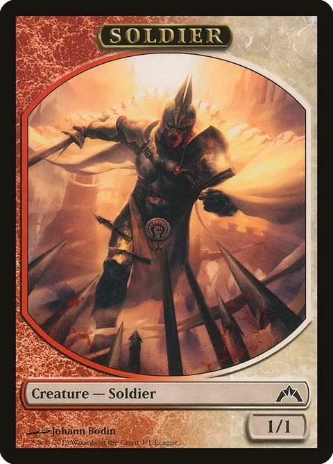 Soldier Token (Red and White 1/1)