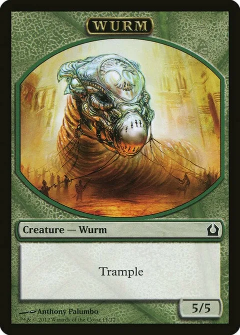 Wurm Token (Green 5/5 Trample)