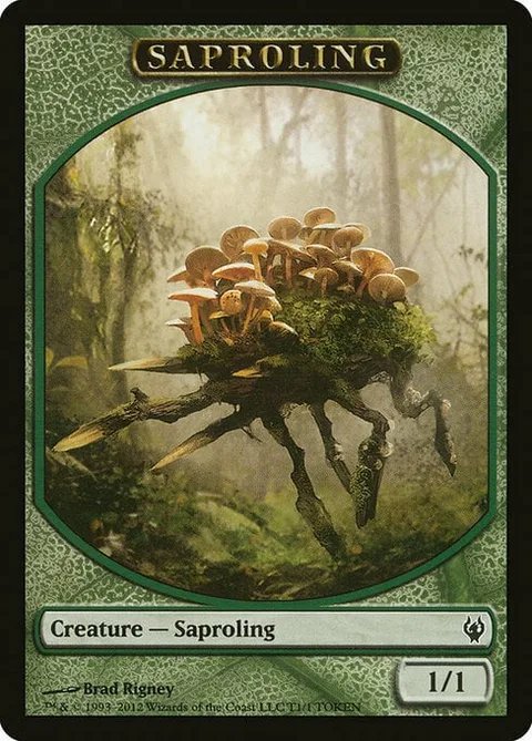 Saproling Token (Green 1/1)