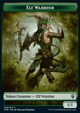 Elf Warrior Token (Green 1/1)