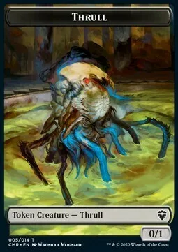 Thrull Token (B 0/1) // Elf Warrior Token (G 1/1)
