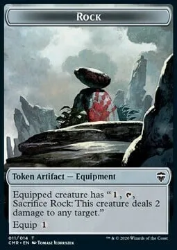 Rock Token // Elf Warrior Token (G 1/1)