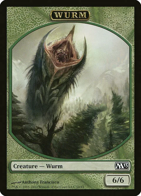 Wurm Token (Green 6/6)