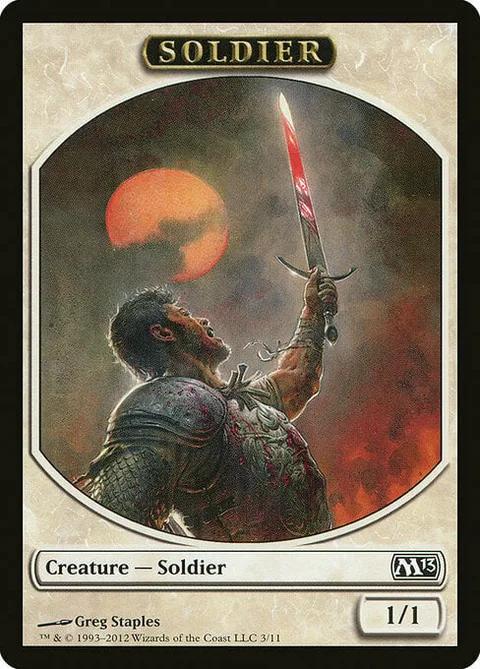 Soldier Token (White 1/1)