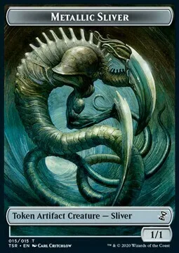 Metallic Sliver Token (Colorless 1/1)