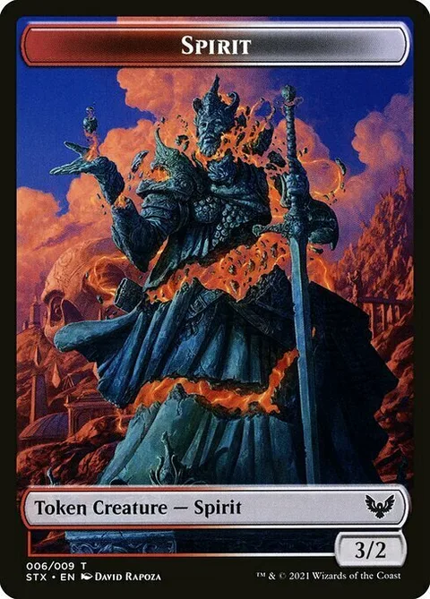 Spirit Token (Red and White 3/2)