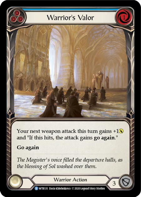 Warrior's Valor (Blue)