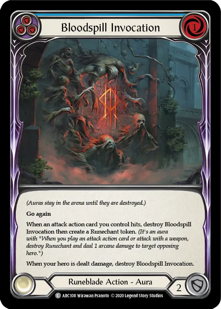 Bloodspill Invocation (Blue)