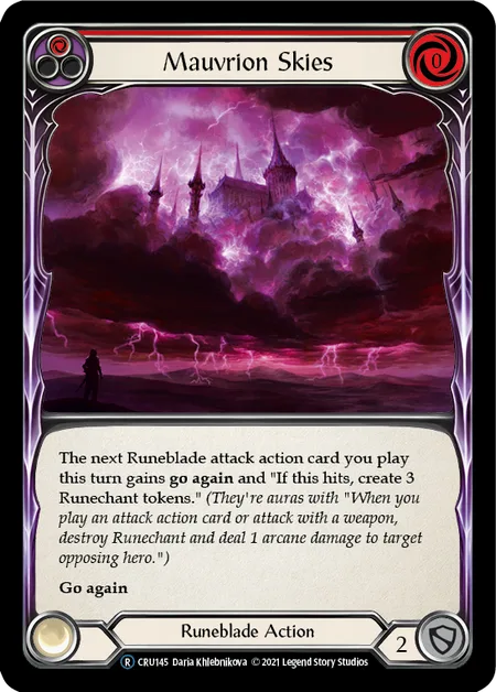 Mauvrion Skies (Red)