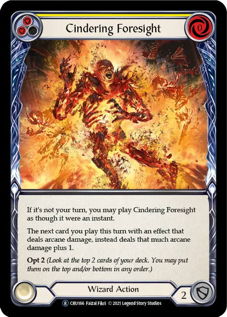 Cindering Foresight (Yellow)