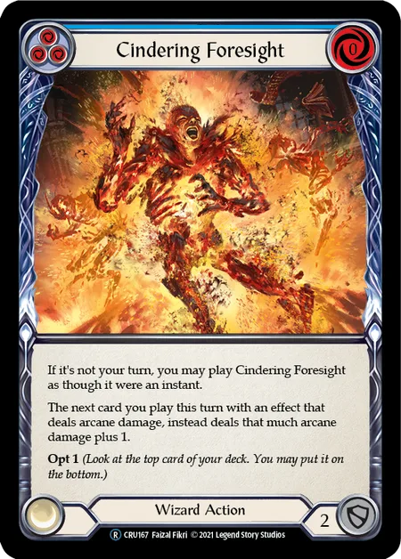 Cindering Foresight (Blue)