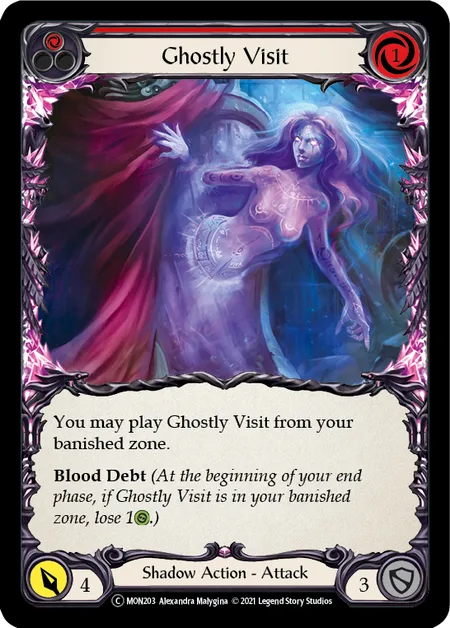 Ghostly Visit (Red)