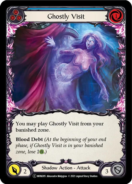 Ghostly Visit (Blue)