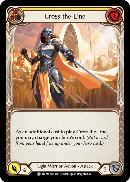 Cross the Line (Yellow)