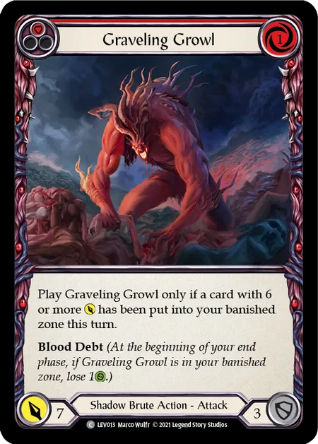 Graveling Growl (Red)