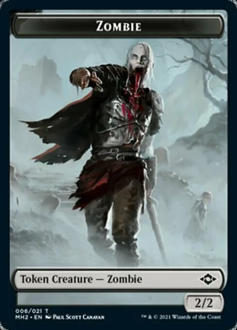 Zombie Token (B 2/2) // Treasure Token
