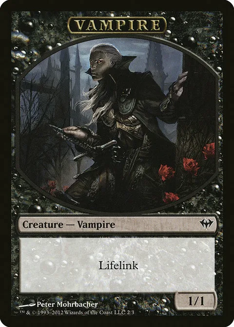Vampire Token (Black 1/1 Lifelink)