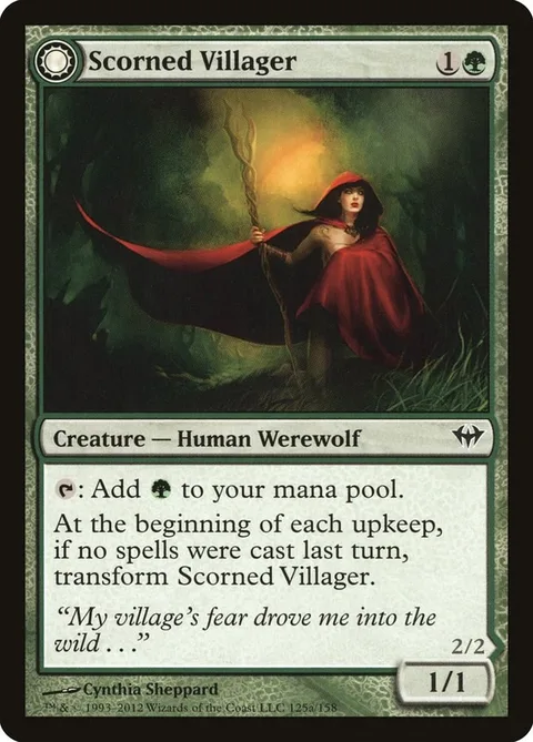Scorned Villager / Moonscarred Werewolf