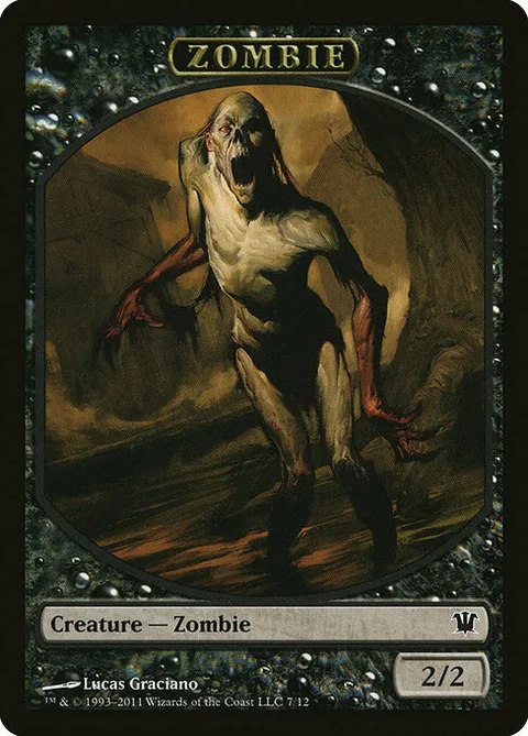 Zombie Token (Black 2/2)