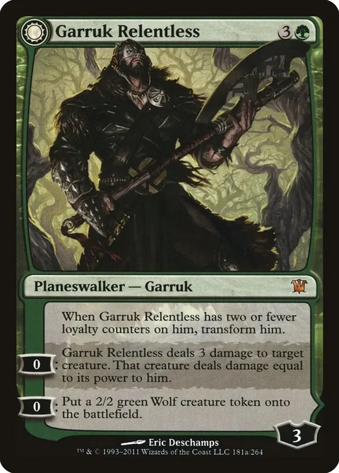 Garruk Relentless / Garruk, the Veil-Cursed