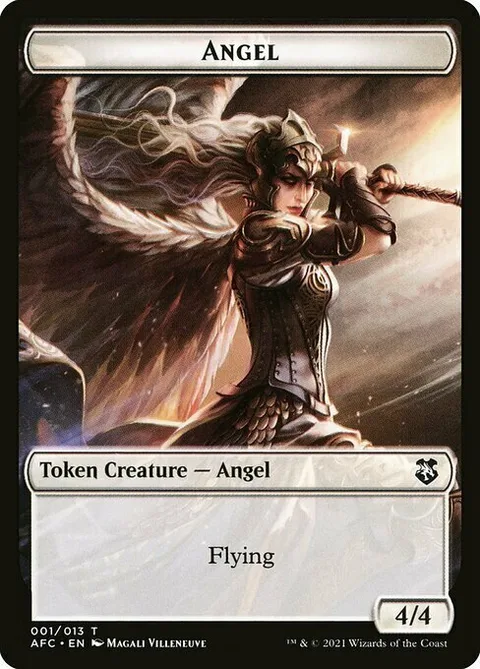 Angel Token (W 4/4) / Saproling Token (G 1/1)