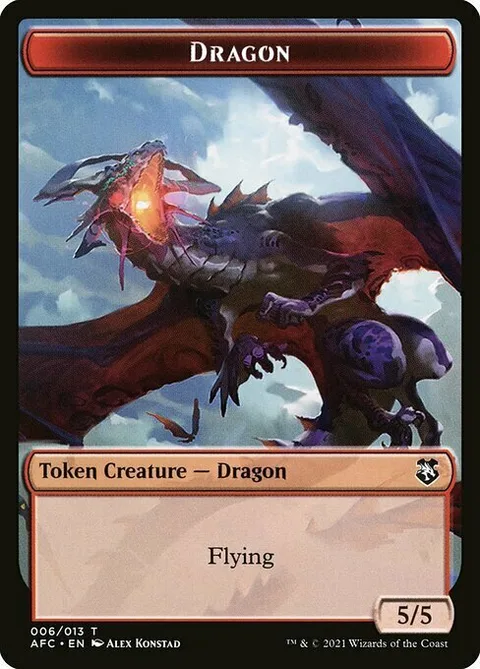 Dragon Token (R 5/5) // Dragon Spirit Token (RG 5/4)