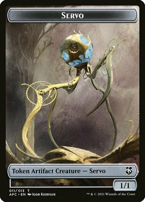 Servo Token (A 1/1) // Zombie Token (B 2/2)